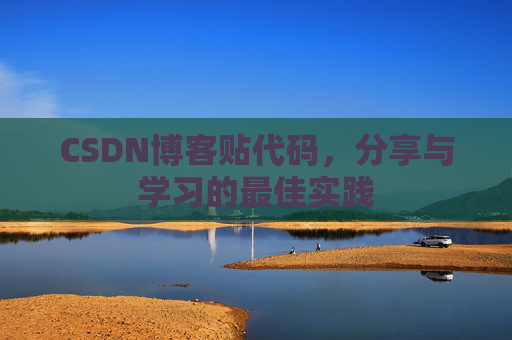 CSDN博客贴代码，分享与学习的最佳实践